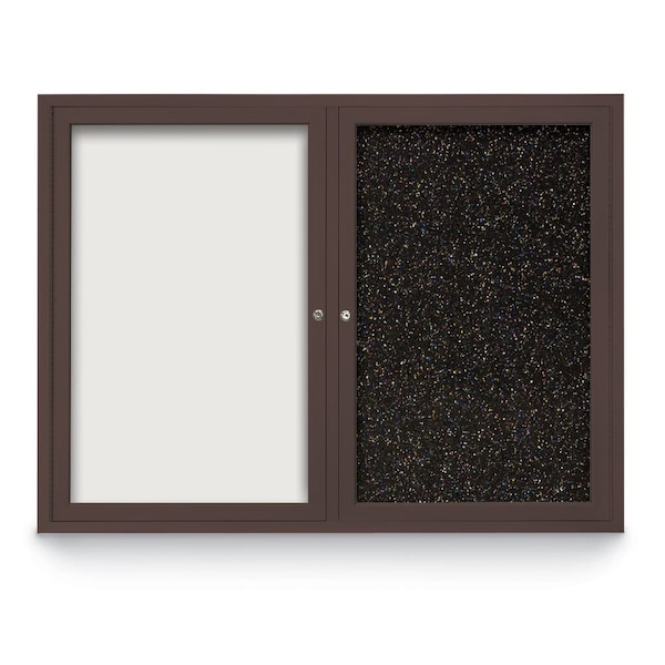 Corkboard, Cork/Black, 36" x 36"